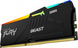 Оперативная память Kingston FURY DDR5-4800 16384MB PC5-38400 Beast RGB Black (KF548C38BBA-16)