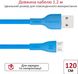 Кабель Promate PowerBeam-M USB - microUSB 1.2 м Blue (powerbeam-m.blue)