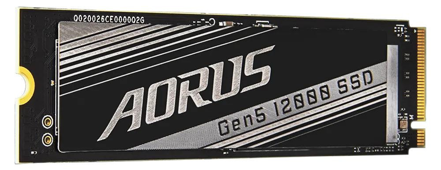 SSD-накопичувач Gigabyte Aorus Gen5 12000 2280 PCIe 5.0 x4 NVMe 2.0 2TB (AG512K2TB)