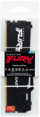 Оперативна пам'ять Kingston FURY 16 GB DDR5 6000 MHz FURY Beast RGB (KF560C36BBEA-16)