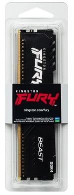 Оперативна пам'ять Kingston FURY 8 GB DDR4 2666 MHz Beast Black (KF426C16BB/8)
