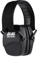Тактичні захисні навушники 2E Defence Black NRR: 25 dB пасивні (2E-TPE016BK)