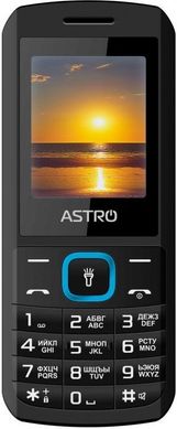Мобильный телефон ASTRO A170 Black/Blue