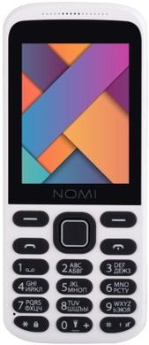 Мобільний телефон Nomi i244 White-Red