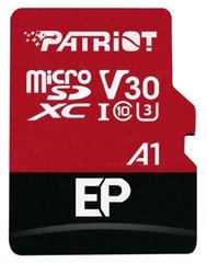 Карта пам'яті MicroSDXC 1TB UHS-I/U3 Class 10 Patriot EP A1 + SD (PEF1TBEP31MCX)