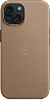 Чохол Apple для iPhone 15 FineWoven Case with MagSafe Taupe (MT3C3)