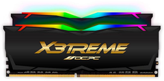 Оперативна пам'ять OCPC DDR4 64GB 2x32GB 3600MHz X3 RGB Black Label Kit (MMX3A2K64GD436C18BL)