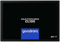 SSD-накопичувач 240GB GOODRAM CL100 GEN.3 2.5" SATAIII 3D TLC (SSDPR-CL100-240-G3)