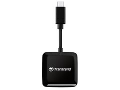 Кардридер Transcend USB 3.2 Gen 1 Type-C SD / microSD Black (TS-RDC3)