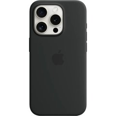 Чохол Apple Silicone Case with MagSafe для iPhone 15 Pro Black (MT1A3)