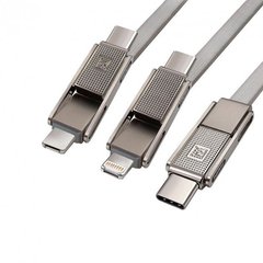Кабель USB Remax Gplex RC-070th 3in1 Black