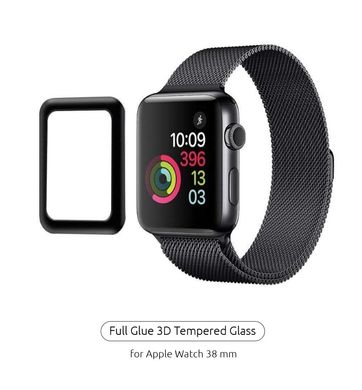 Захисне скло ArmorStandart Apple Watch 1/2/3 Full Glue Tempered Glass 38 mm Black