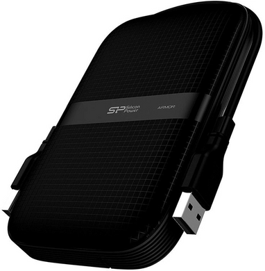 Зовнішній жорсткий диск 2Tb Silicon Power Armor A30, Black, 2.5"", USB 3.2 (SP020TBPHDA30S3A)