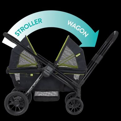 Детская коляска Evenflo Pivot Xplore All-Terrain Stroller Wagon Wayfarer (C3135-EFWA)