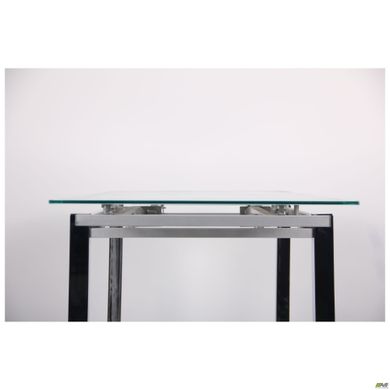 Розкладний стіл AMF Сандро хром/скло білий (545795)