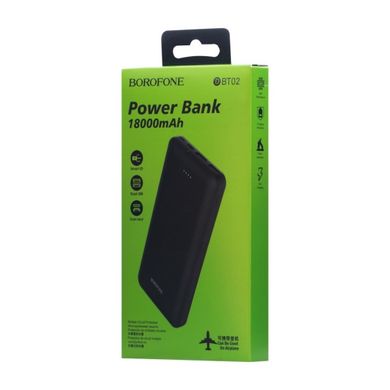 Універсальна мобільна батарея Power Bank Borofone DBT02 18000 mAh Black