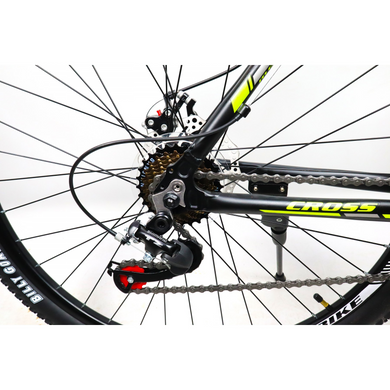 Велосипед Cross Hunter 27.5" 17" черный-желтый (27CJA-002771)