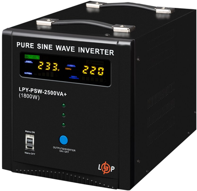 Джерело безперебійного живлення LogicPower LPY-PSW-2500VA+ 1800Вт (22874)