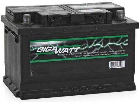 Автомобільний акумулятор GigaWatt 70А 0185757009