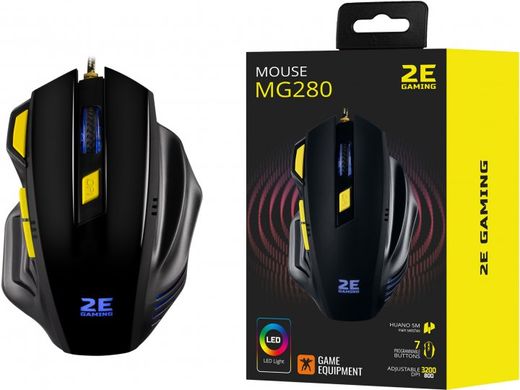 Миша 2E Gaming MG280 LED Black (2E-MG280UB)