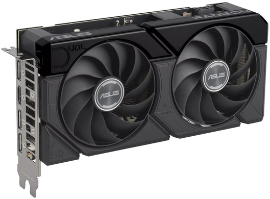 Відеокарта Asus Radeon RX 7600 XT Dual OC 16384MB (DUAL-RX7600XT-O16G)