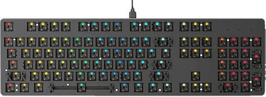 Клавиатура Glorious Full Size Customized US Black (GMMK-RGB-V2)