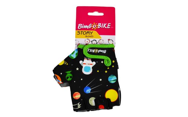 Велорукавиці дитячі BIMBO BIKE Kids розмір L космос (90962/3-IS)