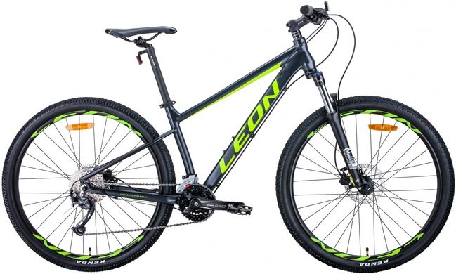 Велосипед 27.5" Leon XC-70 2021 (антрацитово-жовтий з чорним (м)) (OPS-LN-27.5-102)