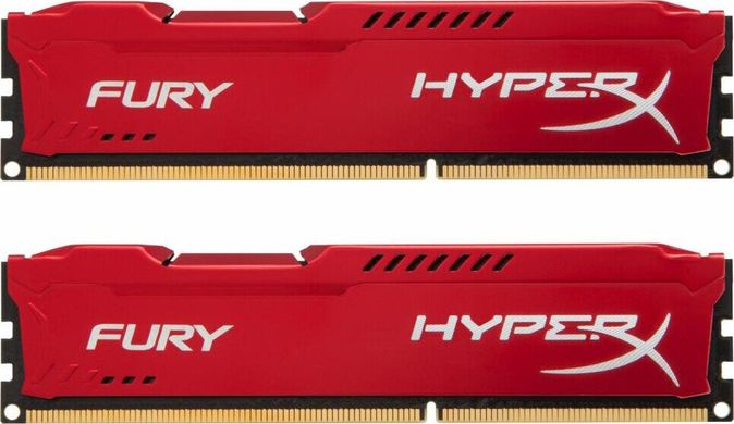 Оперативная память HyperX DDR3-1866 8192MB PC3-14900 (Kit of 2x4096) FURY Red (HX318C10FRK2/8)