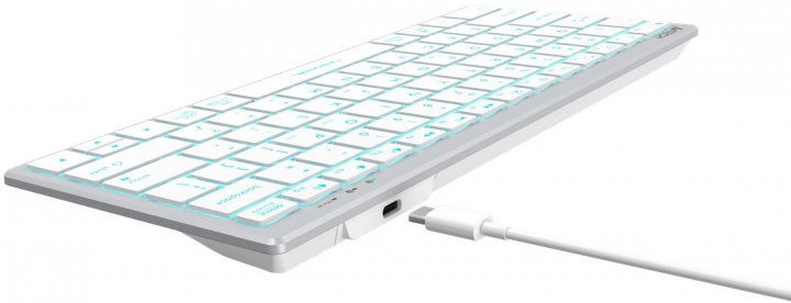 Клавіатура A4Tech Fstyler FX61 USB White