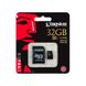 Карта пам'яті Kingston 32 GB microSDHC class 10 UHS-I + SD Adapter SDCA10/32GB