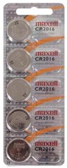 Батарейки MAXELL CR2016 LI.MIC 1PK ON 5 CARD(J)