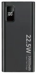 Универсальная мобильная батарея SiGN 30000 mAh QC 3.0 22.5W SNPB-PD30BL Black