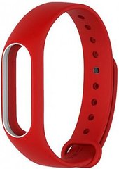 Ремешок UWatch Double Color Replacement Silicone Band For Xiaomi Mi Band 2 Red/White Line