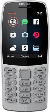 Мобільний телефон Nokia 210 DS Grey (16OTRD01A03)