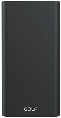 Універсальна мобільна батарея Golf Power Bank 10000 mAh Edge 10 Li-pol Black