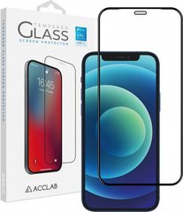 Защитное стекло ACCLAB Full Glue для Apple iPhone 14 Pro Max Black