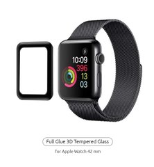 Защитное стекло ArmorStandart Apple Watch 1/2/3 Full Glue Tempered Glass 42 mm Black