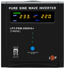 Джерело безперебійного живлення LogicPower LPY-PSW-2000VA+ 1400Вт (22873)