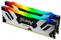 Оперативна пам'ять Kingston FURY 32 GB (2x16GB) DDR5 8000 MHz Renegade Silver/Black RGB (KF580C38RSAK2-32)
