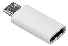 Адаптер Lapara Micro USB Male на USB 3.1 Type-C Female White