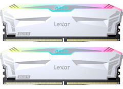 Оперативна пам'ять Lexar 32 GB (2x16GB) DDR5 6400 MHz Ares Gaming White RGB (LD5EU016G-R6400GDWA)
