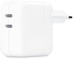 Сетевое зарядное устройство Apple 35W Dual USB-C Port Power Adapter Model А2676 (MNWP3ZM/A)