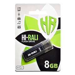 Флешка Hi-Rali USB 8GB Stark Series Black (HI-8GBSTBK)