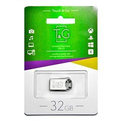 Флешка T&G USB 32GB 110 Metal Series Silver (TG110-32G)