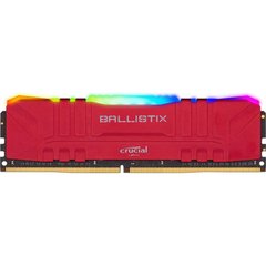 Оперативна пам'ять Crucial 16 GB DDR4 3000 MHz Ballistix Red RGB (BL16G30C15U4RL)