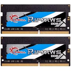 Оперативна пам'ять G.Skill 32 GB (2x16GB) SO-DIMM DDR4 3200 MHz Ripjaws (F4-3200C22D-32GRS)