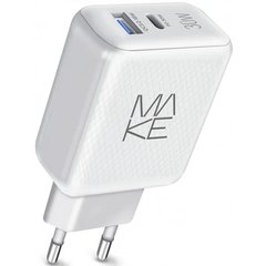 Зарядное устройство для MAKE 30W PD+QC White (MCW-326PWH)