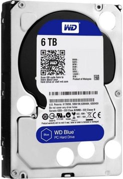 Внутрішній жорсткий диск WD Blue 6 TB (WD60EZAZ)