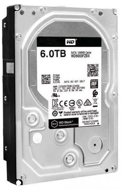 Внутрішній жорсткий диск WD Black 6 TB (WD6003FZBX)
